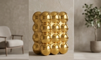 CERAMIC BUBBLE DESIGN TISSUE BOX HOLDER – LUXURY VILLA TABLETOP DECOR