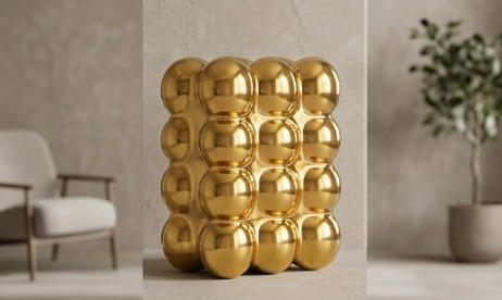 CERAMIC BUBBLE DESIGN TISSUE BOX HOLDER – LUXURY VILLA TABLETOP DECOR