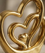 Gold-finished sculpture