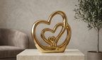 Gold-finished sculpture