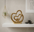 Gold-finished sculpture