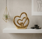 Gold-finished sculpture