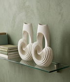 Decorahaus Unity Flow abstract speckled decorative vases