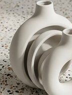 Sawoake doughnut ceramic vases