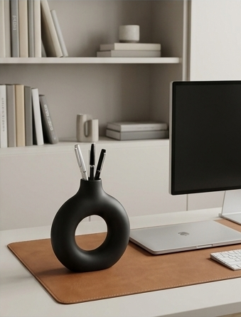 Sawoake doughnut ceramic vases