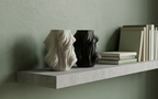 Wavin Wave Design Ceramic Flower Vase for Living Room & Table Deco