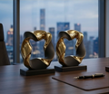 Contemporary abstract sculptures