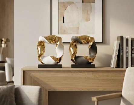 Contemporary abstract sculptures