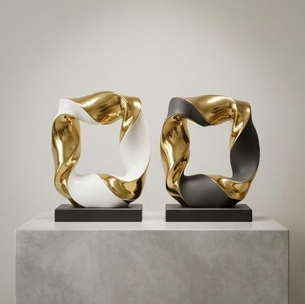 Contemporary abstract sculptures