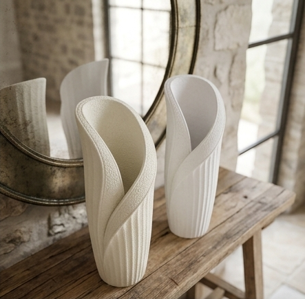 Merlin Living Quartet 3D-printed ceramic vases