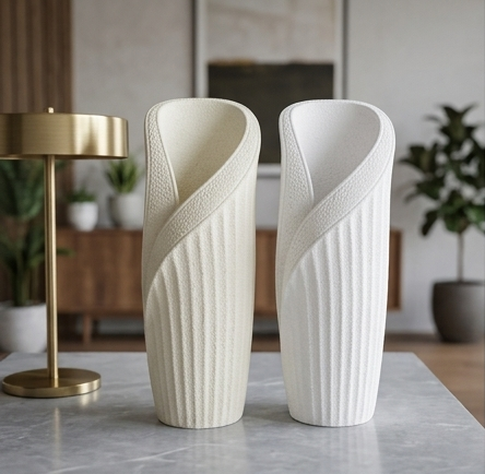 Merlin Living Quartet 3D-printed ceramic vases