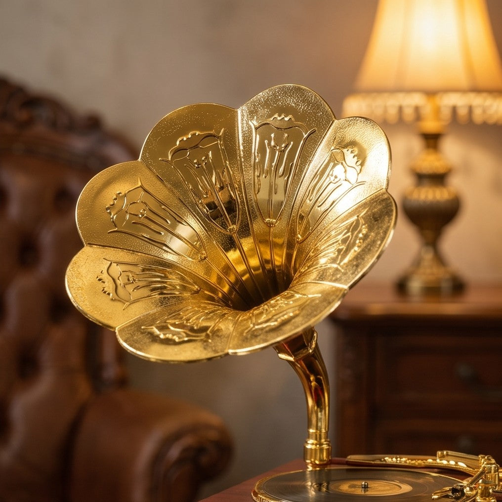Vintage Gramophone Music Player