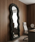 wavy full-length mirror