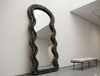 wavy full-length mirror