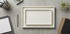 Luxury Textured Serving Tray Set – Premium 2 Pcs Decorative Organizer Trays