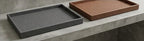 Luxury Textured Serving Tray Set – Premium 2 Pcs Decorative Organizer Trays