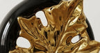 Luxury Golden Maple Leaf Ceramic Vase