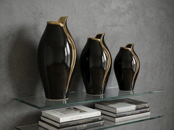 white ceramic vase set