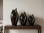 white ceramic vase set