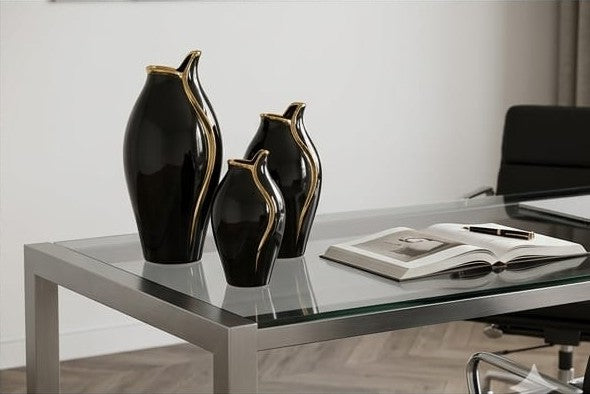 white ceramic vase set