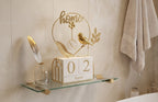 Timeless Golden Cube Calendar Decor
