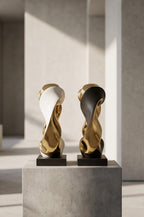 Contemporary abstract sculptures