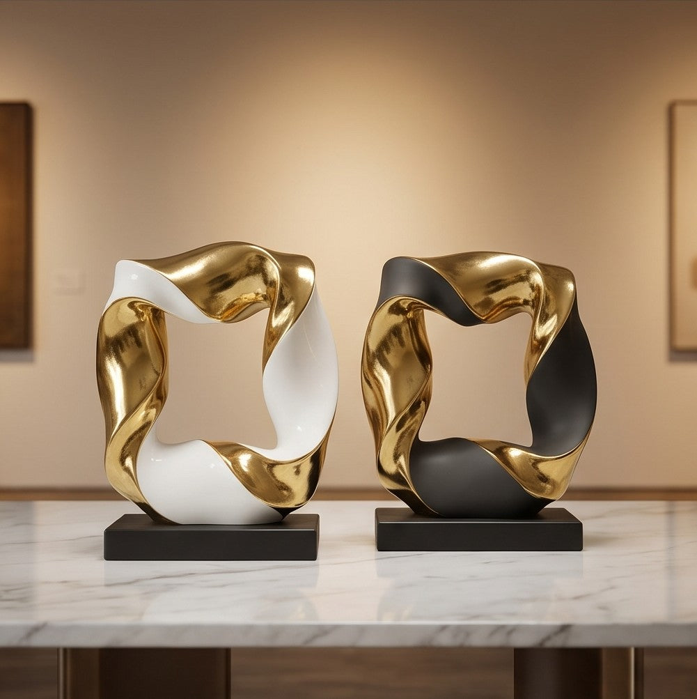 Contemporary abstract sculptures