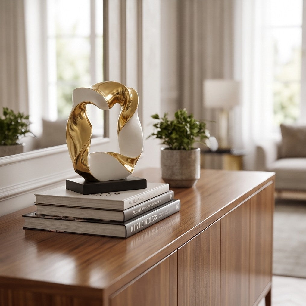Contemporary abstract sculptures