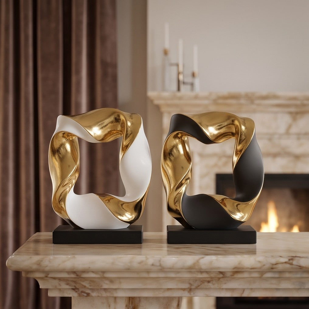 Contemporary abstract sculptures
