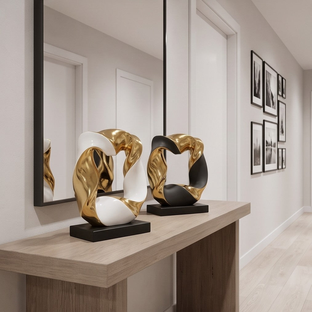 Contemporary abstract sculptures