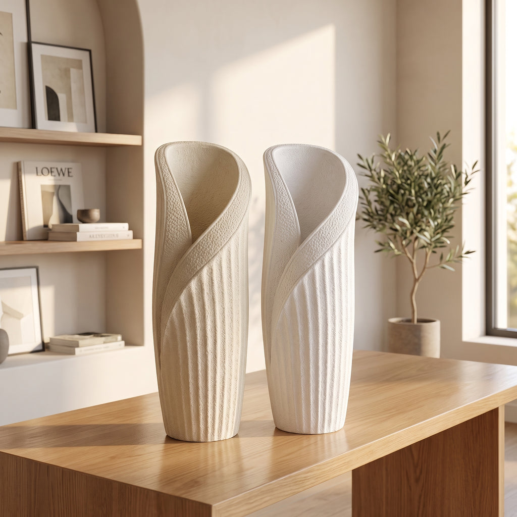 Merlin Living Quartet 3D-printed ceramic vases