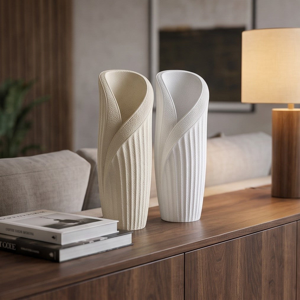 Merlin Living Quartet 3D-printed ceramic vases