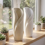 Merlin Living Quartet 3D-printed ceramic vases
