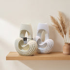 Decorahaus Unity Flow abstract speckled decorative vases