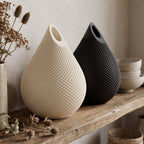 Teardrop-shaped vases