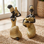 Dwelloria resin figurines, a 3-piece set