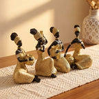 Dwelloria resin figurines, a 3-piece set