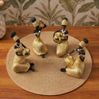 Dwelloria resin figurines, a 3-piece set