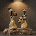 Dwelloria resin figurines, a 3-piece set