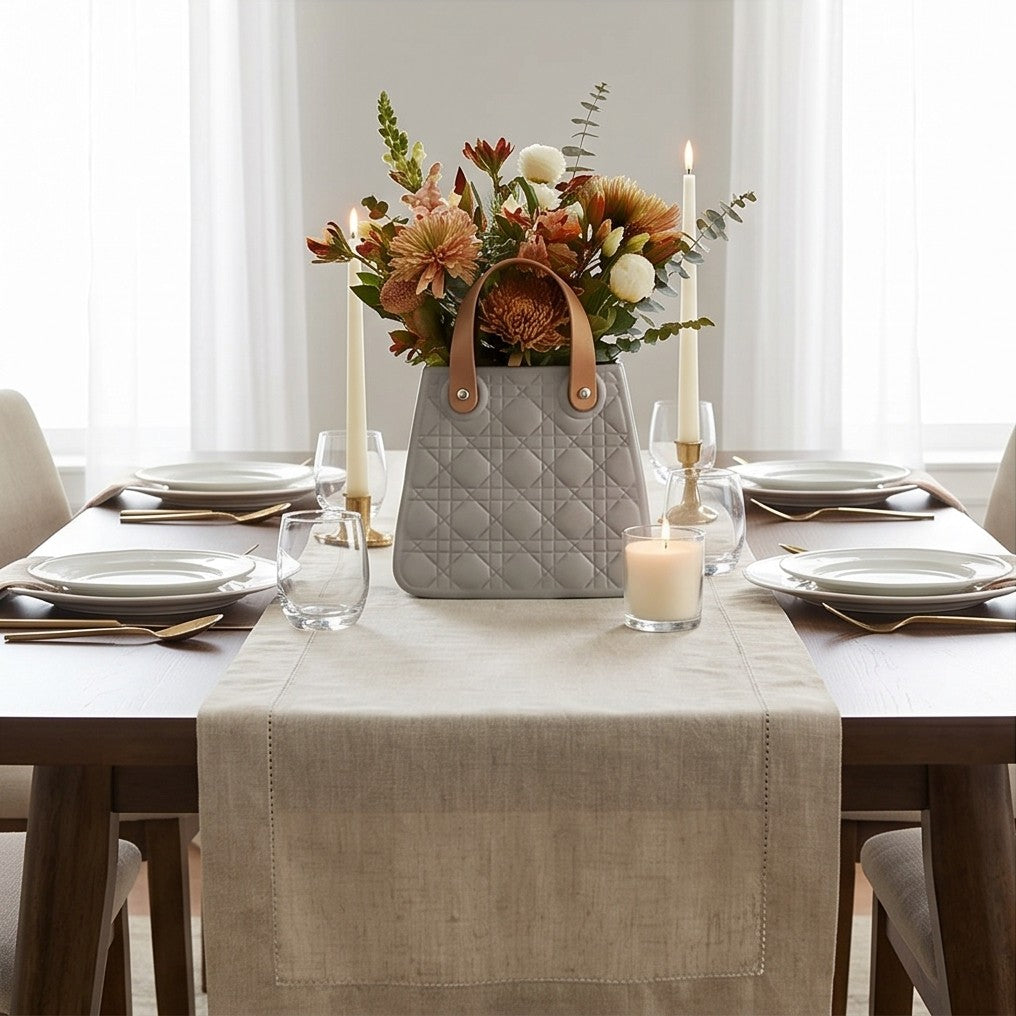 Luxury Handbag Style Decorative Vase