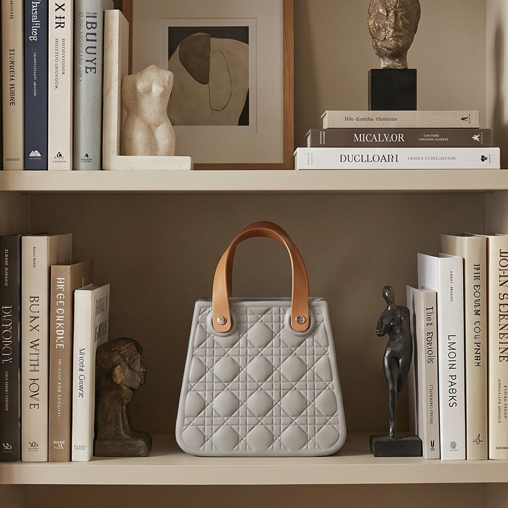 Luxury Handbag Style Decorative Vase
