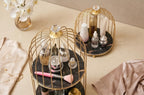 Luxury Waterproof Metal Birdcage Organizer for Bathroom Vanity