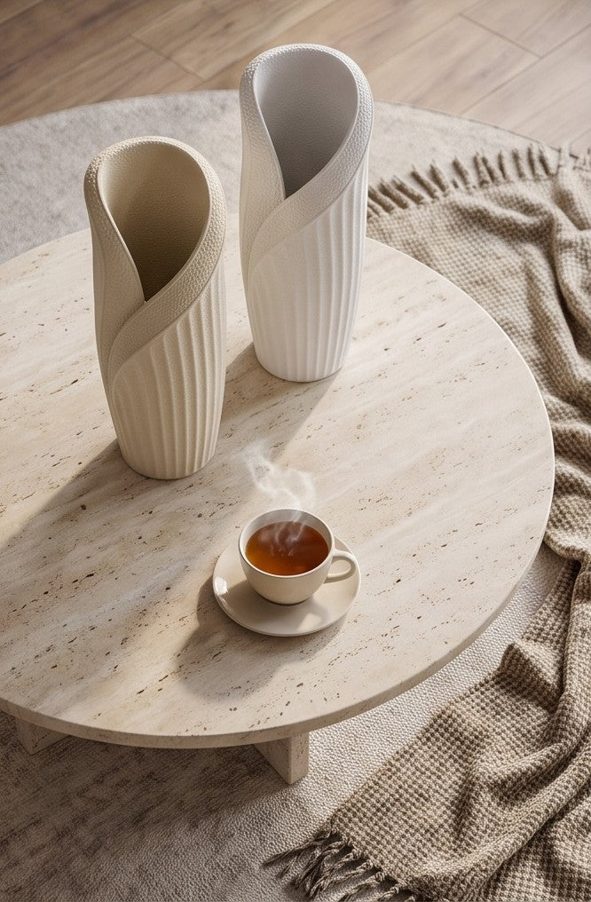 Merlin Living Quartet 3D-printed ceramic vases