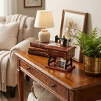 Antique Wooden Sewing Machine Decor Showpiece